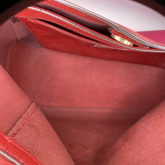 NWT authentic Coach bag Red Leather - Picture 9 of 13